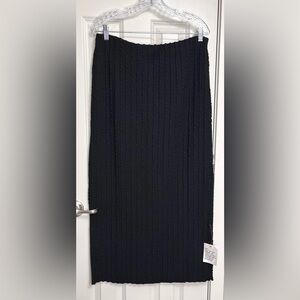 Topshop Wiggle Texture Column Maxi Skirt NWT